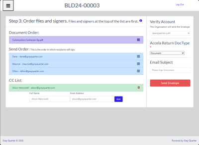 Electronic Signature Step 3